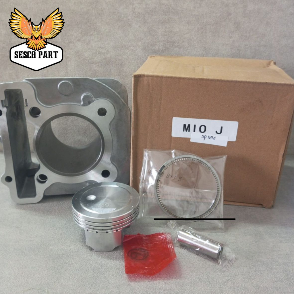 BLOK SEHER MIO J 59 BORE UP RACING CYLINDER BLOK 1SET MIO J 59 BORE UP RACING