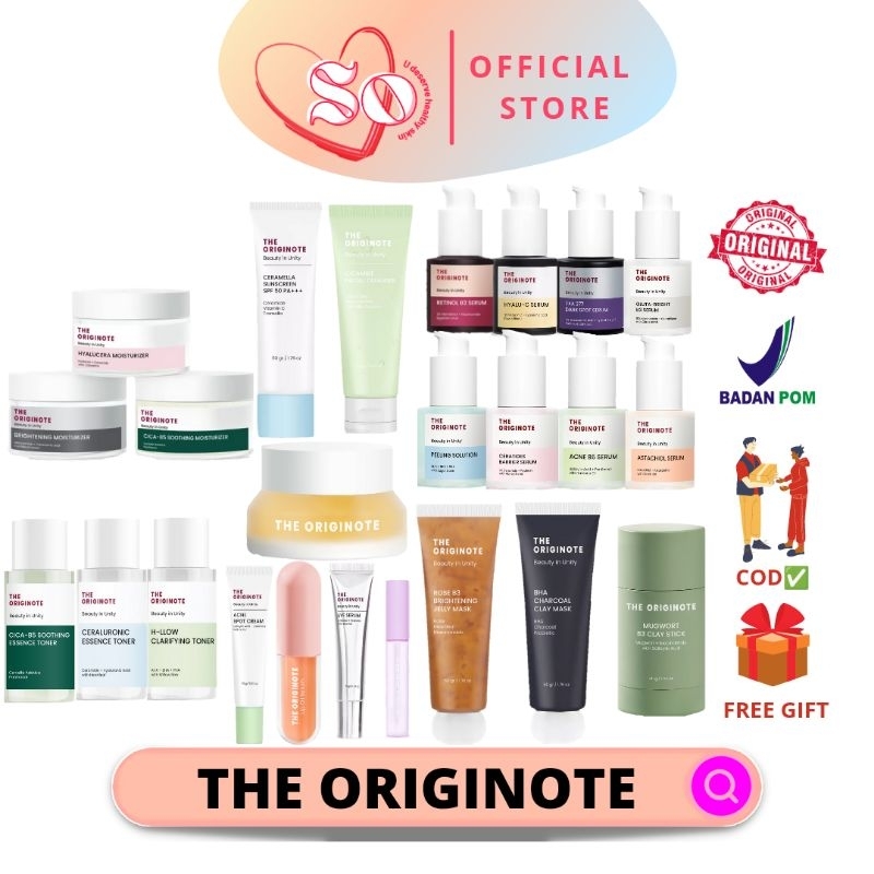 [FREE GIFT] The originote moisturizer / the originote serum / the originote retinol