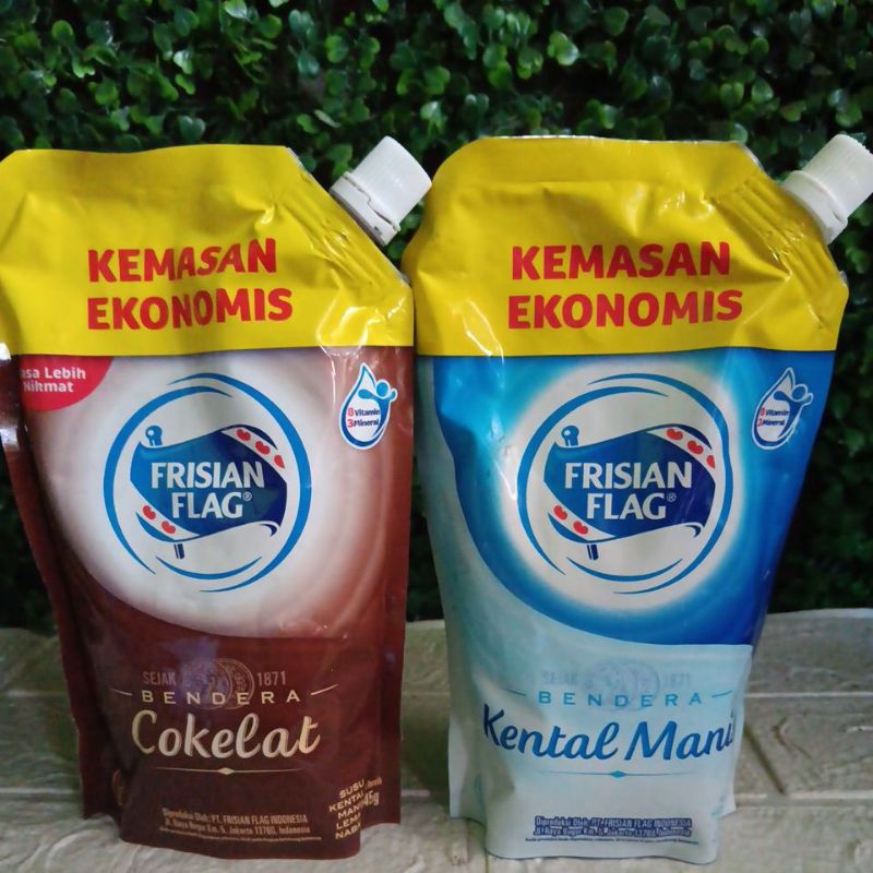 

Frisian Flag Pouch Susu Bendera Coklat /Kental Manis 545 g