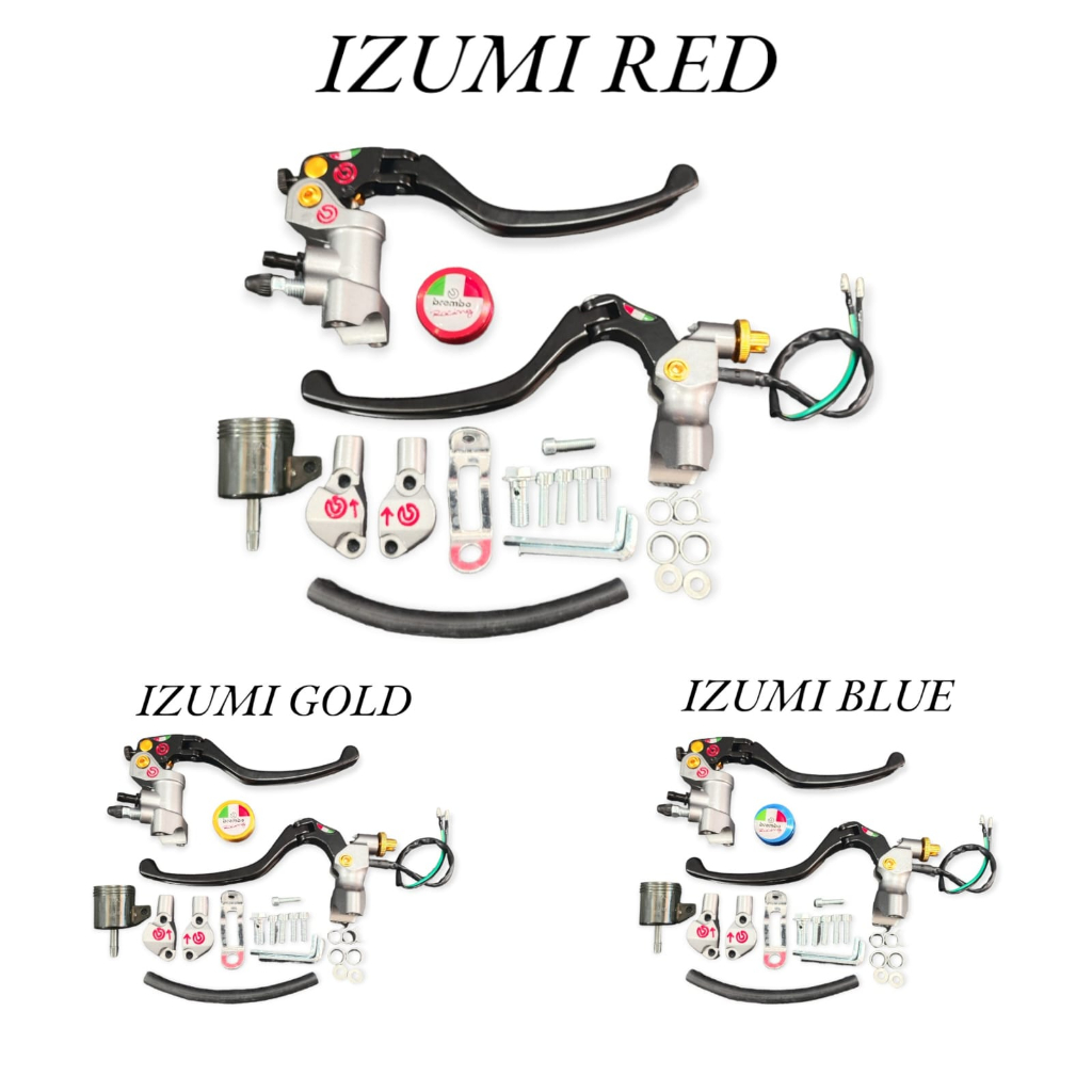 Master rem IZUMI RCS15 Gold Thailand satu set kiri kanan universal ninja vixion mio beat vario satri