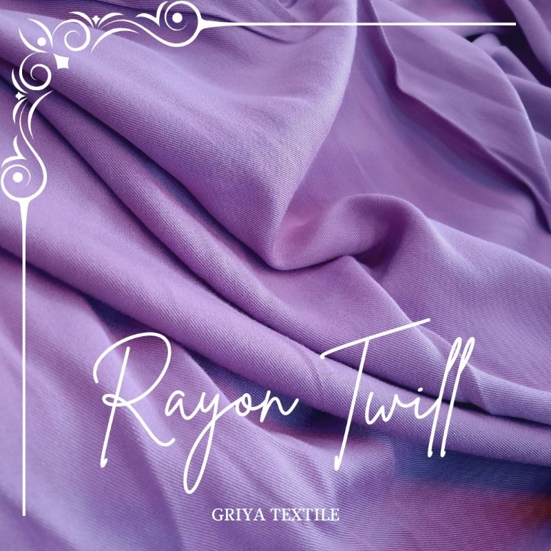 Rayon Twill/ Katun Twill