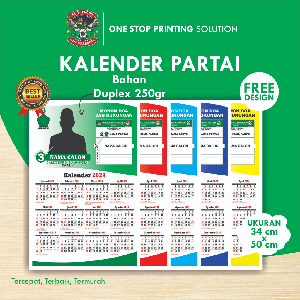 

CETAK KALENDER CALEG PEMILU 2024 BAHAN DUPLEX 250GR