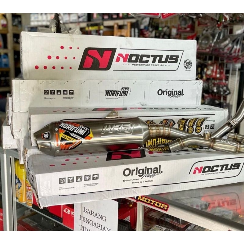 KNALPOT NORIFUMI ROKET 4 KOMPETISI UNTUK KLX150, CRF150, WR155