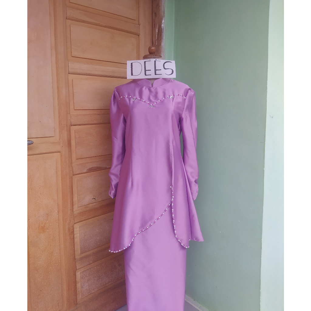 [ TERMURAH]-TERBARU- setelan baju kurung melayu wanita malaysia modern dress kondangan viral