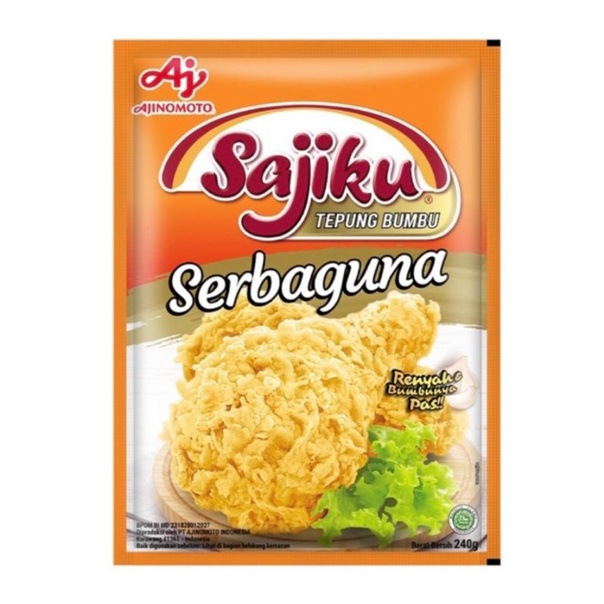 

2pcs SAJIKU TEPUNG BUMBU SERBAGUNA 220gr/tepung bumbu instan serbaguna/sajiku tepung