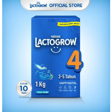 Nestle Lactogrow 4 Susu Pertumbuhan Rasa Vanila Susu Fomula 1 kg