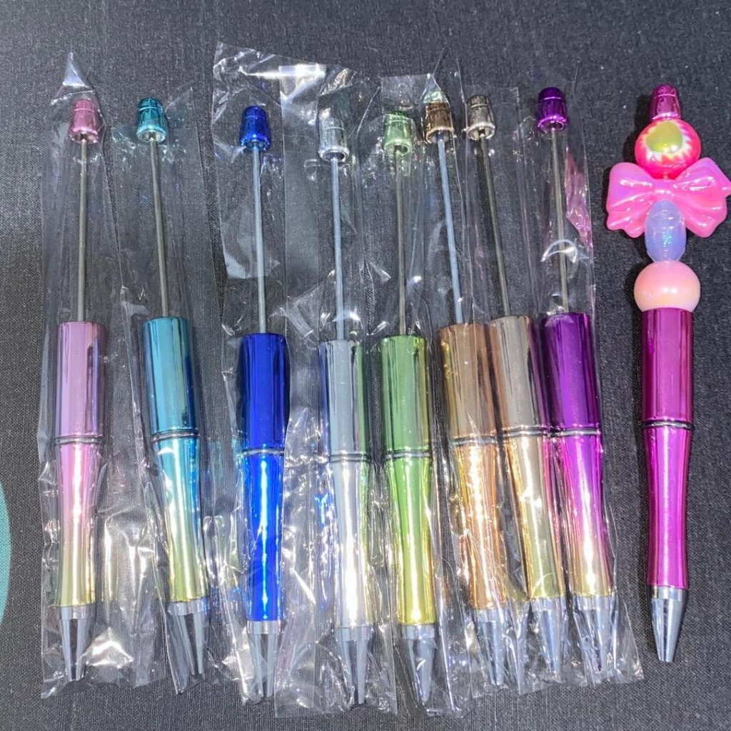 

S162 Pulpen DIY With Beads Stationery