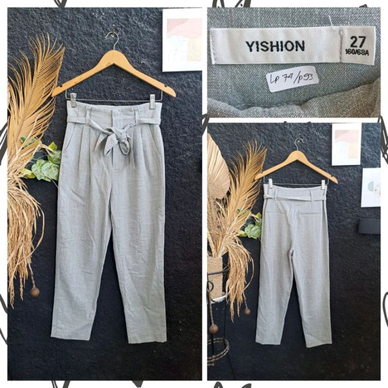 highwaist pant yishion