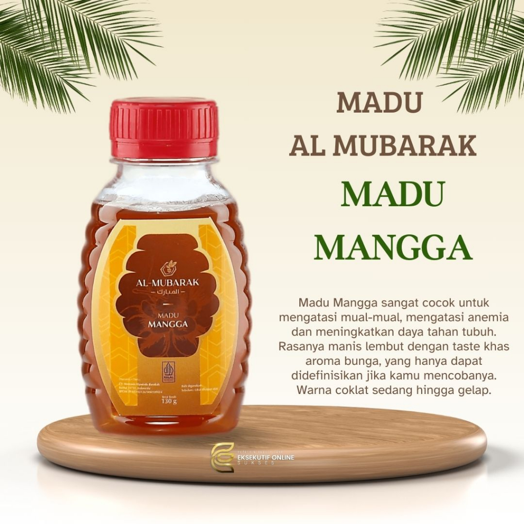 

Madu Murni Asli Al Mubarak Mangga 130GR