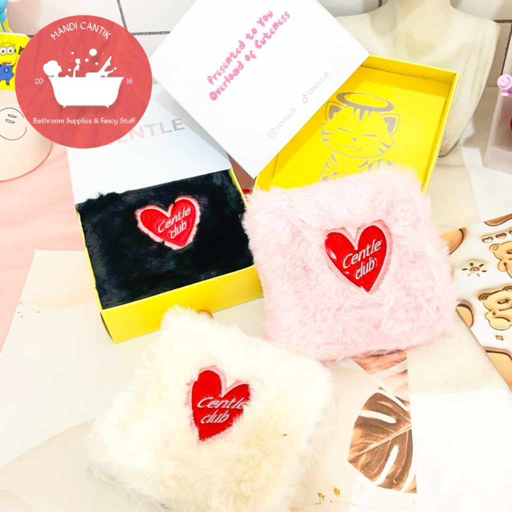 dompet bulu wallet LONELY CLUB CENTLE.ID Sleting Mutiara PURSE tebal awet by bentoy lucu imut pink h