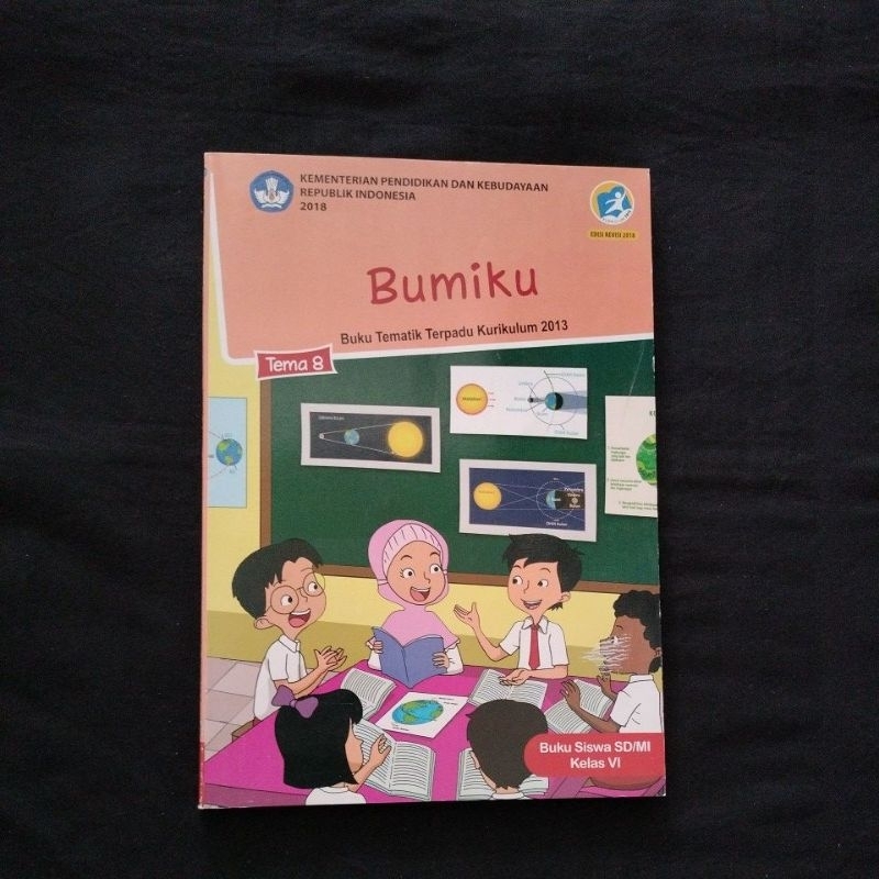 

buku pelajaran tematik tema 8 Bumiku kurikulum 2013 untuk SD/MI kelas 6