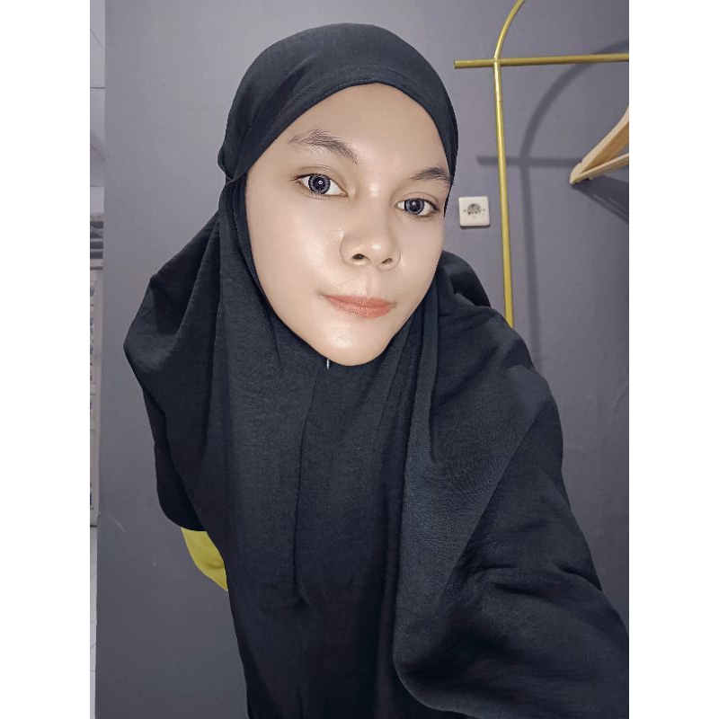 jilbab bergo bahan crinkle jilbab bergo tali