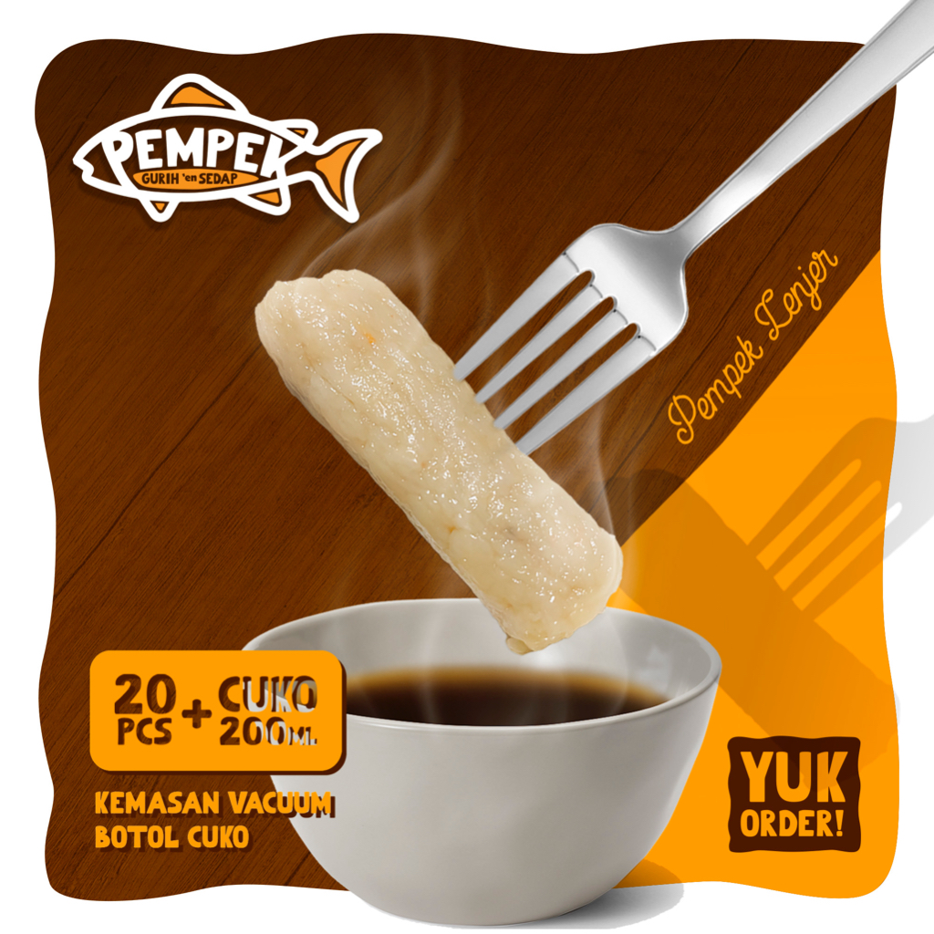 

Pempek Ikan Pempekges Lenjer Kecil 20 pcs