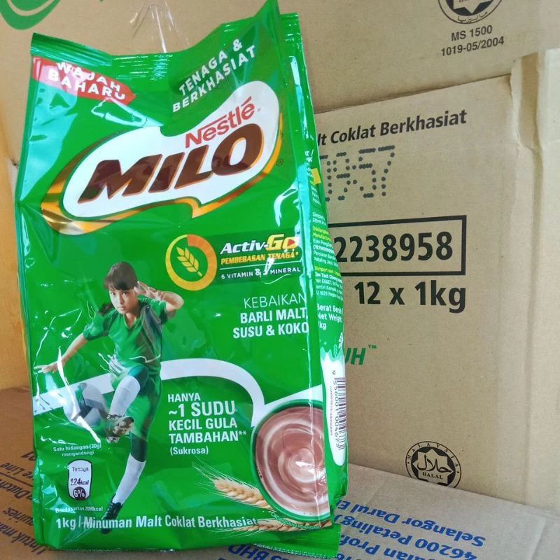 

Milo 1kg Malaysia Bubuk Original