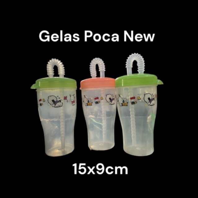 BOTOL/GELAS POCHA ANAK+SEDOTAN
