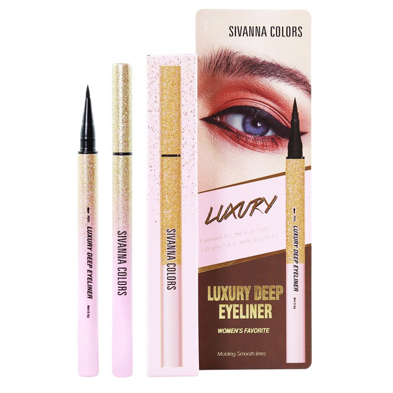 EYELINER LUXURY DEEP SIVANNA COLORS / EYELINER BEGINNER FRIENDLY