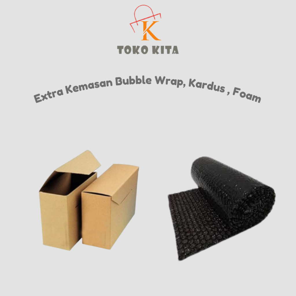 

Pengaman Packing Tambahan / Pengemasan Extra Bubble Wrap, Kardus Dan Foam