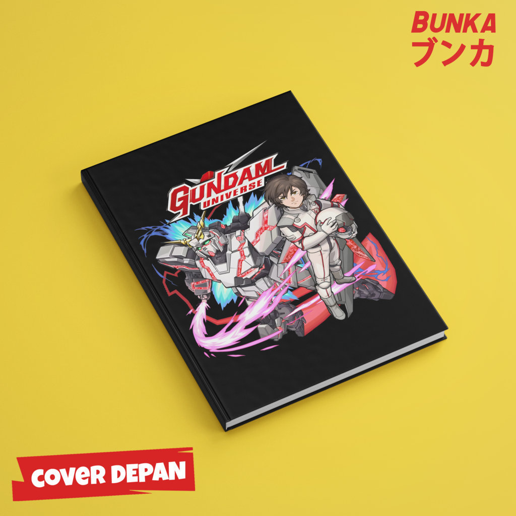 

Note Book Aesthetic Anime Gundam Banagher Link Design Hardcover A5 Buku Tulis Catatan Notes Agenda Planner Jurnal vintage buku catatan story book kado anniversary valentine cowok cewek murah