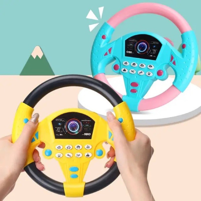 Mainan Edukasi Anak Setir Setiran Mobil Mainan Stir Mobil Steering Wheel Mainan Stir Anak