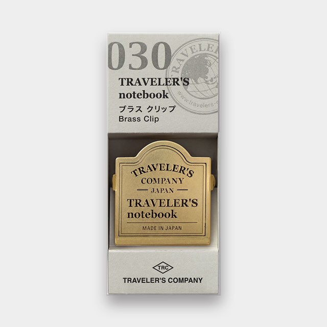 

Travelers Note Brass Clip TRC 030