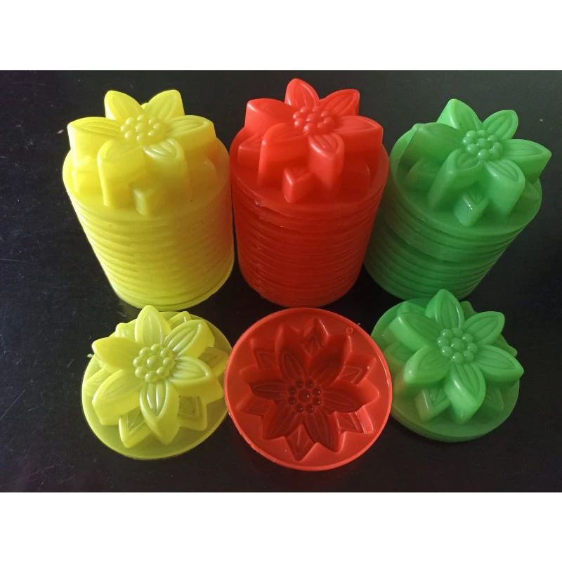 36pcs Cetakan Teratai / Cetakan Puding / Cetakan Putu Ayu / putu ayu teratai / cetakaan puding bunga