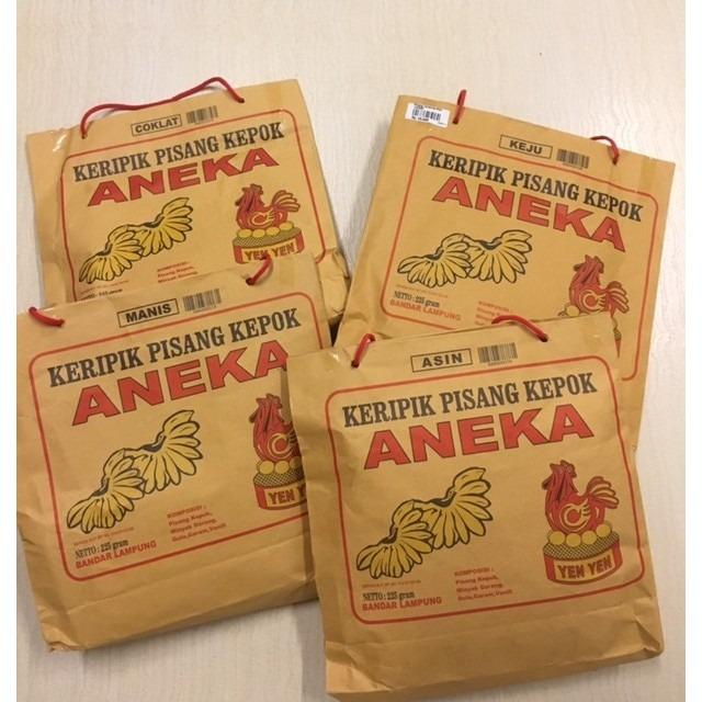 

Aneka Keripik Pisang Kepok Rasa Coklat Oleh Oleh Khas Lampung 225gr