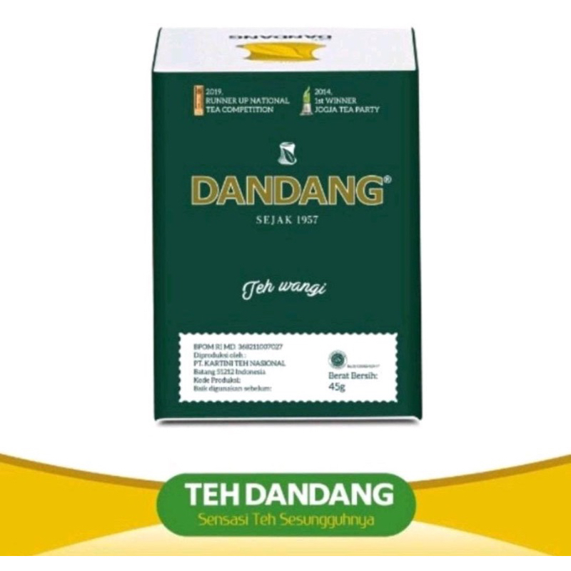 

TEH TUBRUK MEREK DANDANG PREMIUM 10pcs @40gram