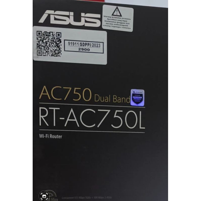 Wifi Router ASUS AC750 Wi-Fi Router with four high-performance antennas