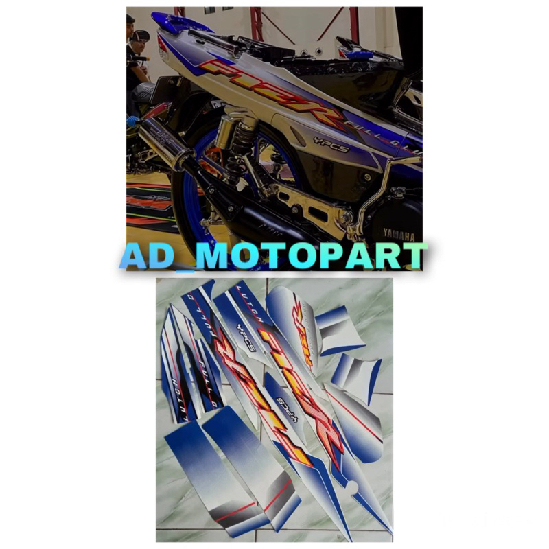 STRIPING FIZR TAHUN 2003 BIRU PUTIH TERBAIK