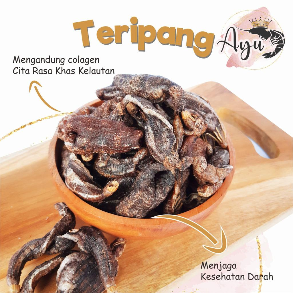 KERUPUK TERIPANG HITAM 250GR MATANG