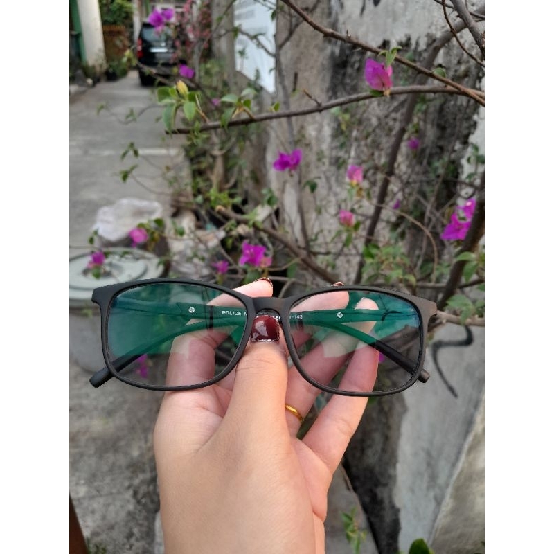 Kacamata PhotoCromic Anti Radiasi Frame Police Untuk Pria Dan Wanita