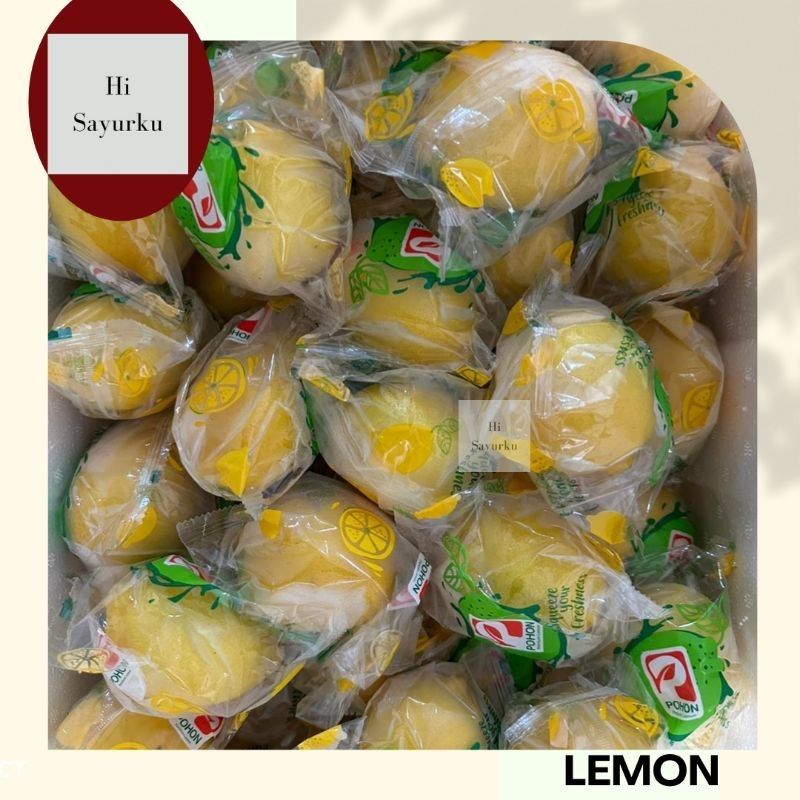 

JERUK LEMON IMPORT / LEMON IMPORT / LEMON IMPORT 1 KG / FRESH LEMON