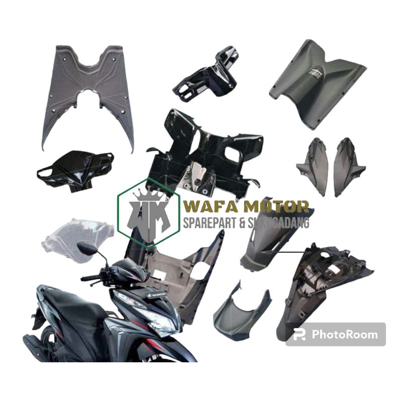 Body Bodi Kasar Dek Dasbor Spakbor Legsil Vario 125 Old Bohlam KZR 2012-2014
