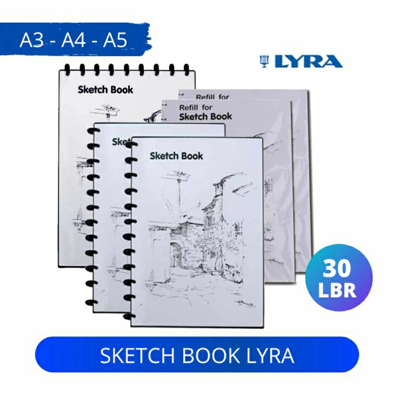 

Skets book lyra A5 - A3 // 30 page