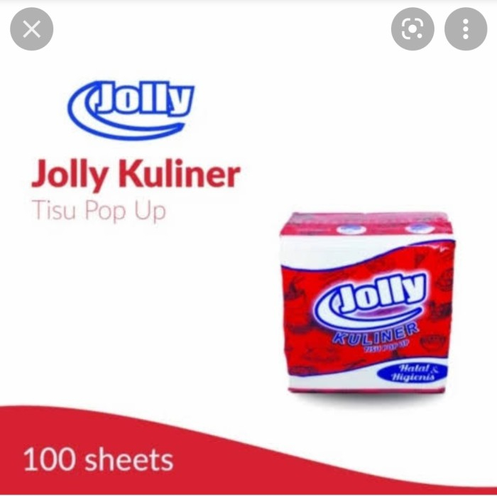 TISSUE JOLLY KULINER / TISSUE POP UP MINI / TISSUE MINI MEJA MAKAN (1 PACK)