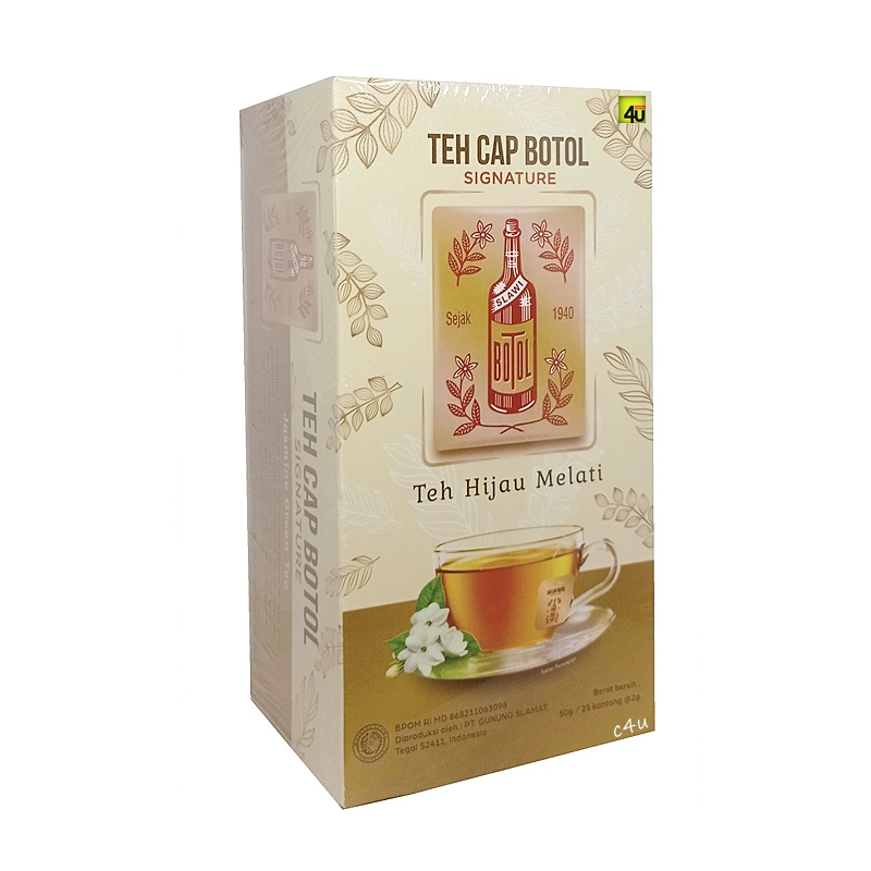 

Teh Cap Botol SIGNATURE - Teh Hijau Melati Premium - isi 25 AMPLOP