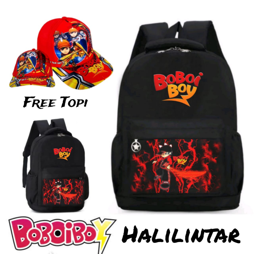 tas sekolah sd anak laki-laki - tas ransel anak - tas anak cowok boboiboy