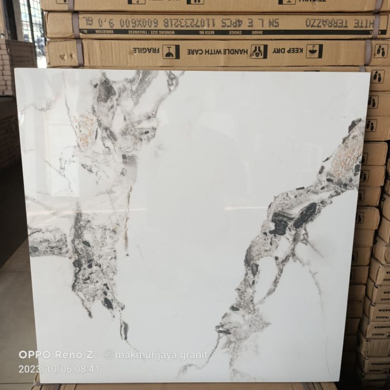 Granit Lantai 60x60 indogres Shiva white