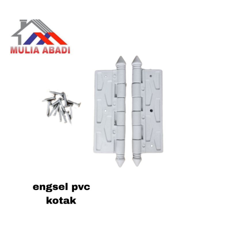 Engsel Pintu Pvc Kotak / Engsel Pintu Plastik