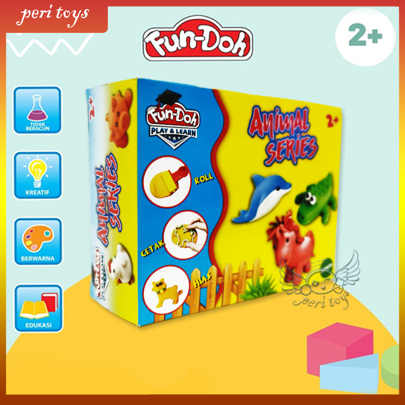 Mainan edukasi Fun Doh - FUNDOH ANIMAL SERIES  / 28010(animal series)