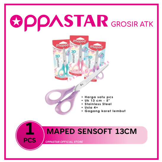 

Gunting Maped Sensoft Comfort Tajam 13 cm Stainless Blister /pcs