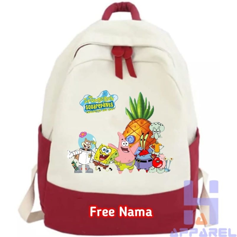 TAS RANSEL ANAK SPONGEBOB