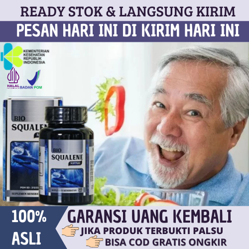 Vitamin Penambah Nafsu Makan Lansia, Obat Lansia Susah Makan - Bio Squalene 100% ORIGINAL
