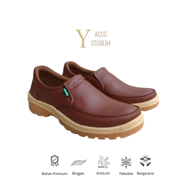 SEPATU PRIA CASUAL KULIT ASLI SEPATU SANTAI KERJA PRIA