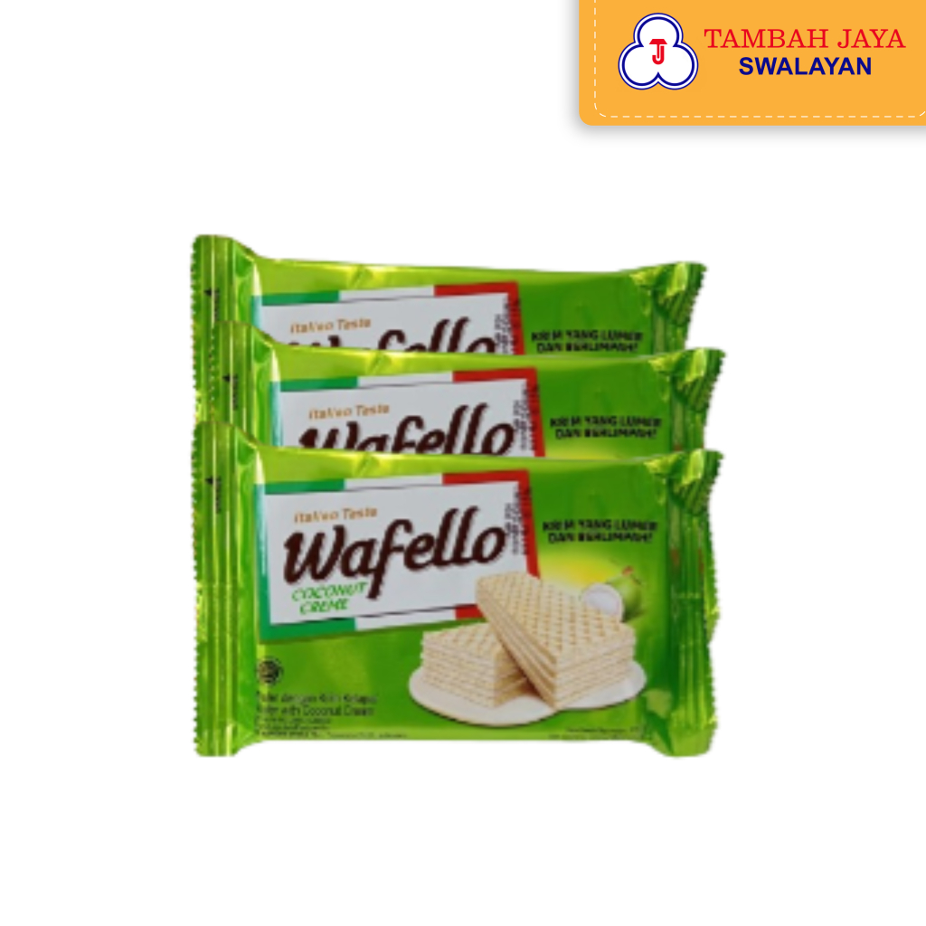 

Wafello Wafer Coconut Creme 43gr (Banded)