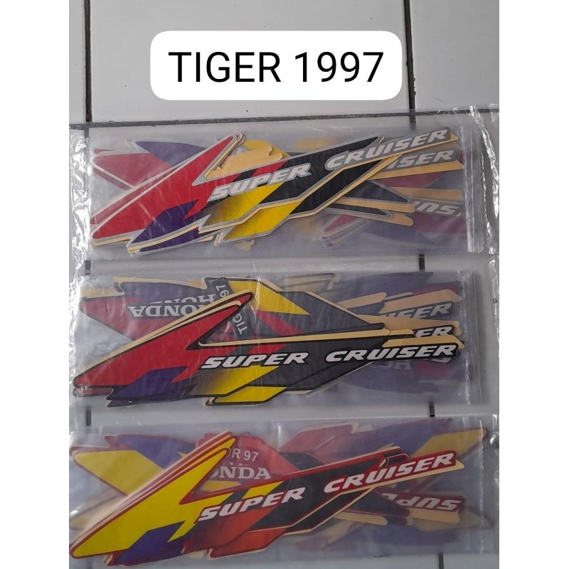 BISA COD Striping Tiger 1997 super cruisoer stiker Tiger lama full body