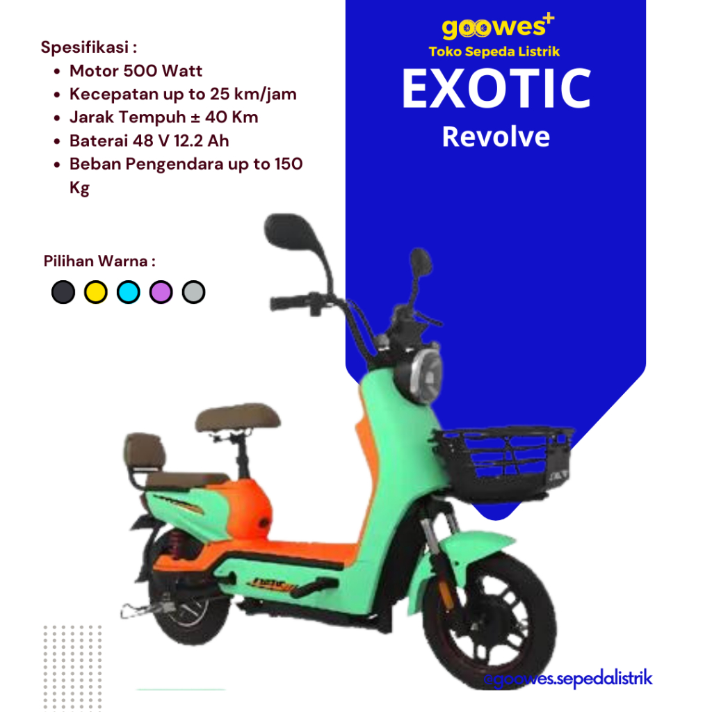 Sepeda Listrik Exotic Revolve