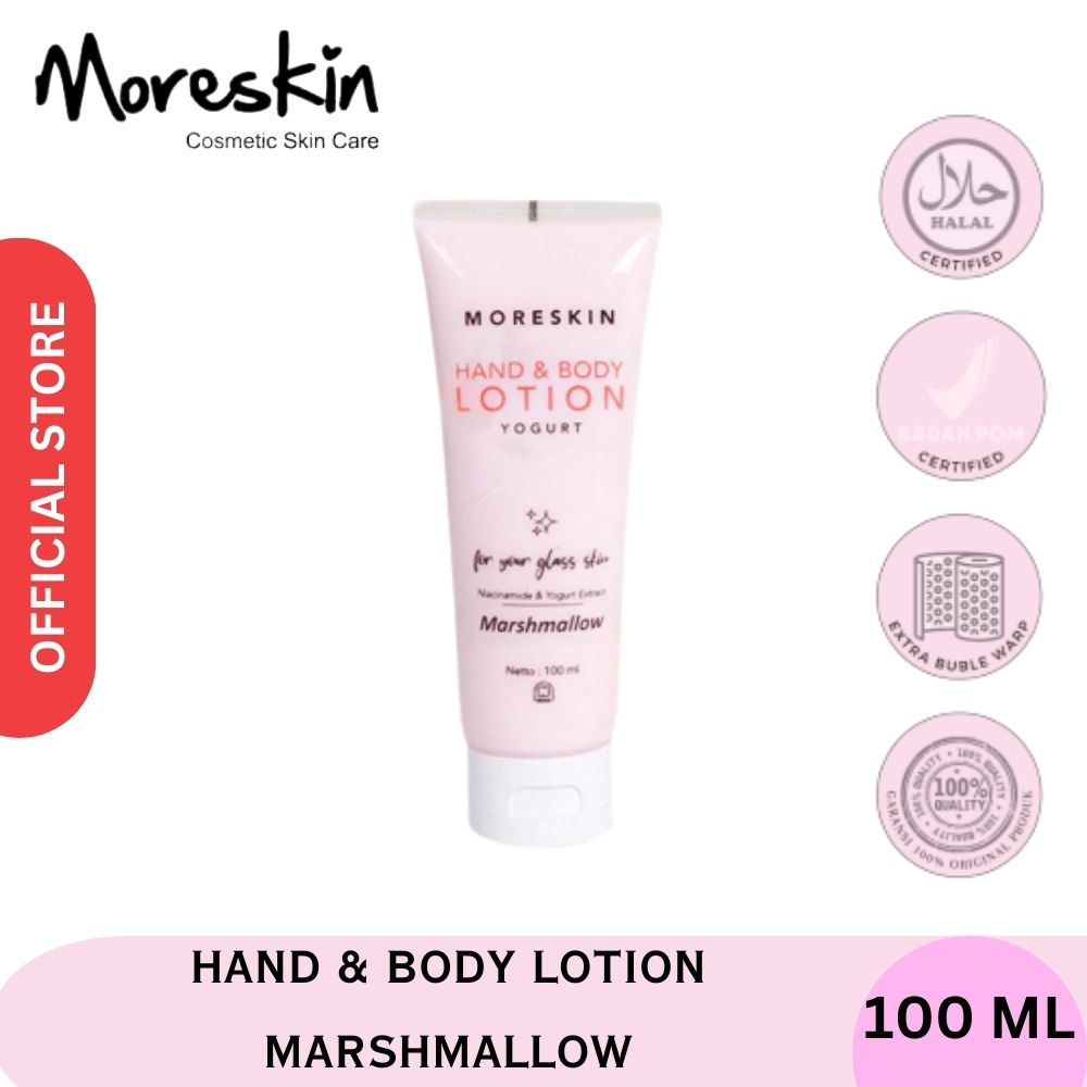 Moreskin Hand Body Lotion Marshmallow Hand Body Pemutih - Handbody - Hand Body - Pemutih Kulit Teram