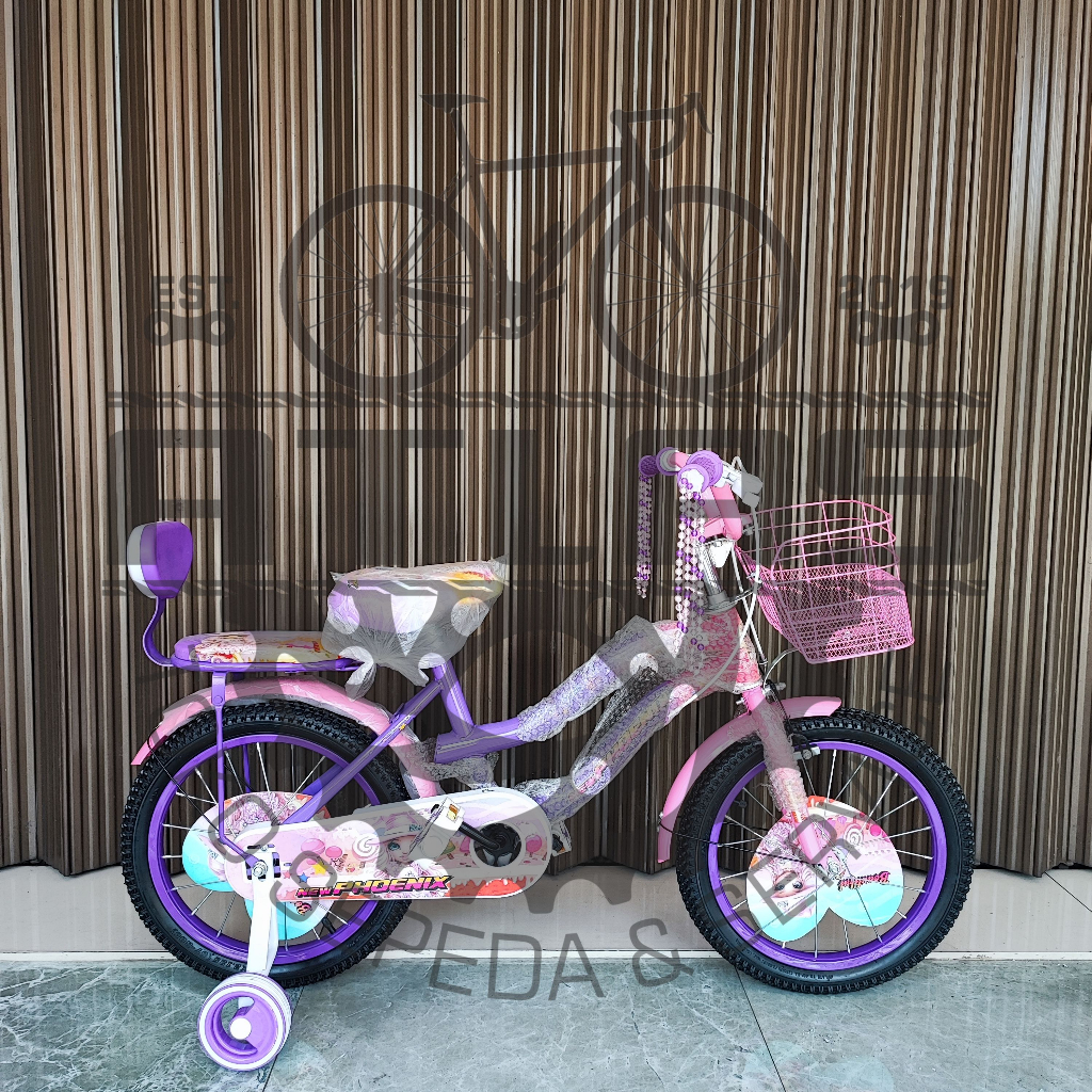 SEPEDA MINI 12 16 18 NEW PHOENIX 2205 SEPEDA ANAK CEWEK