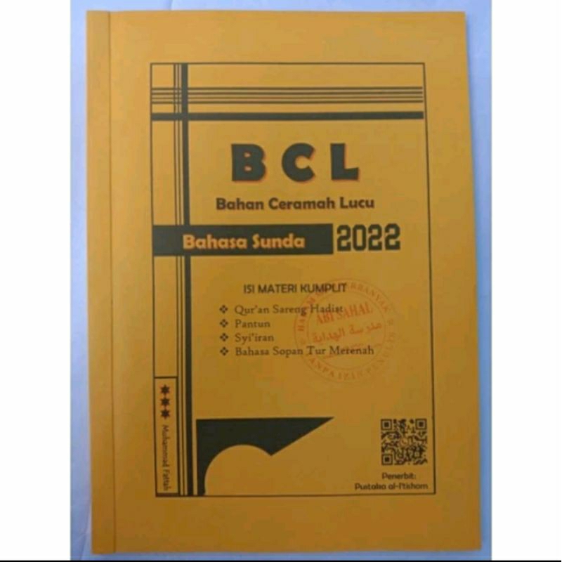 bcl bahan ceramah lucu